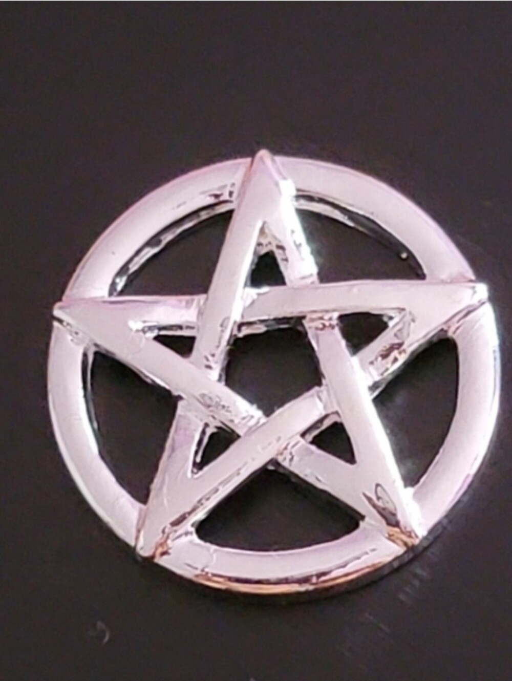 Rhinestones, Hearts, Circle, Pentagram Star Silver